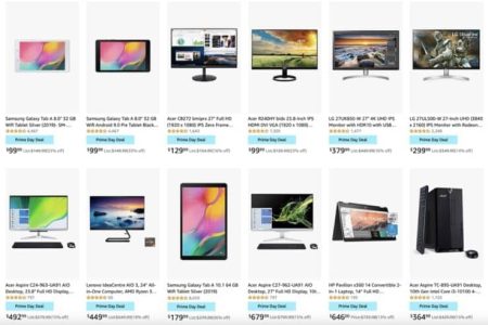 Prime Day Deals on Laptops, Tablets, Desktops, Displays and More: Save Up to 30%