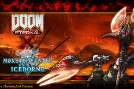 DLC-Sized DOOM Eternal Monster Hunter World Mod Introduces The Marauder Alongside Quests and Equipment